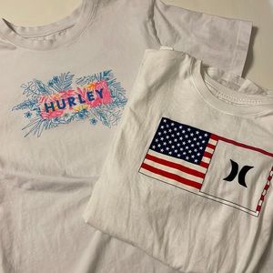 Mens medium Hurley shirts